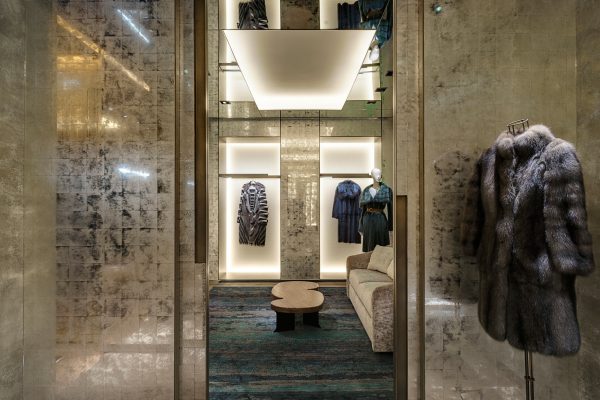 See Inside Gwenael Nicolas' Award Winning Fendi Boutique in Rome